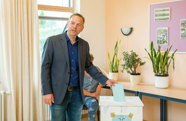 Zemský lídr AfD Leif-Erik Holm.